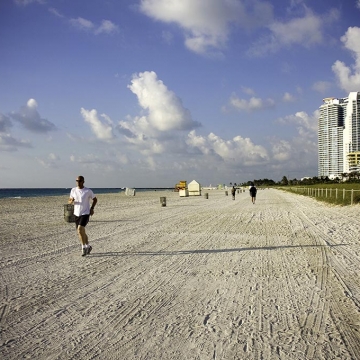 La spiaggia di South Beach